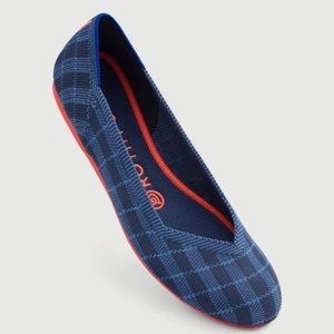 Rothy’s Indigo Gingham Flat - Rare and Retired